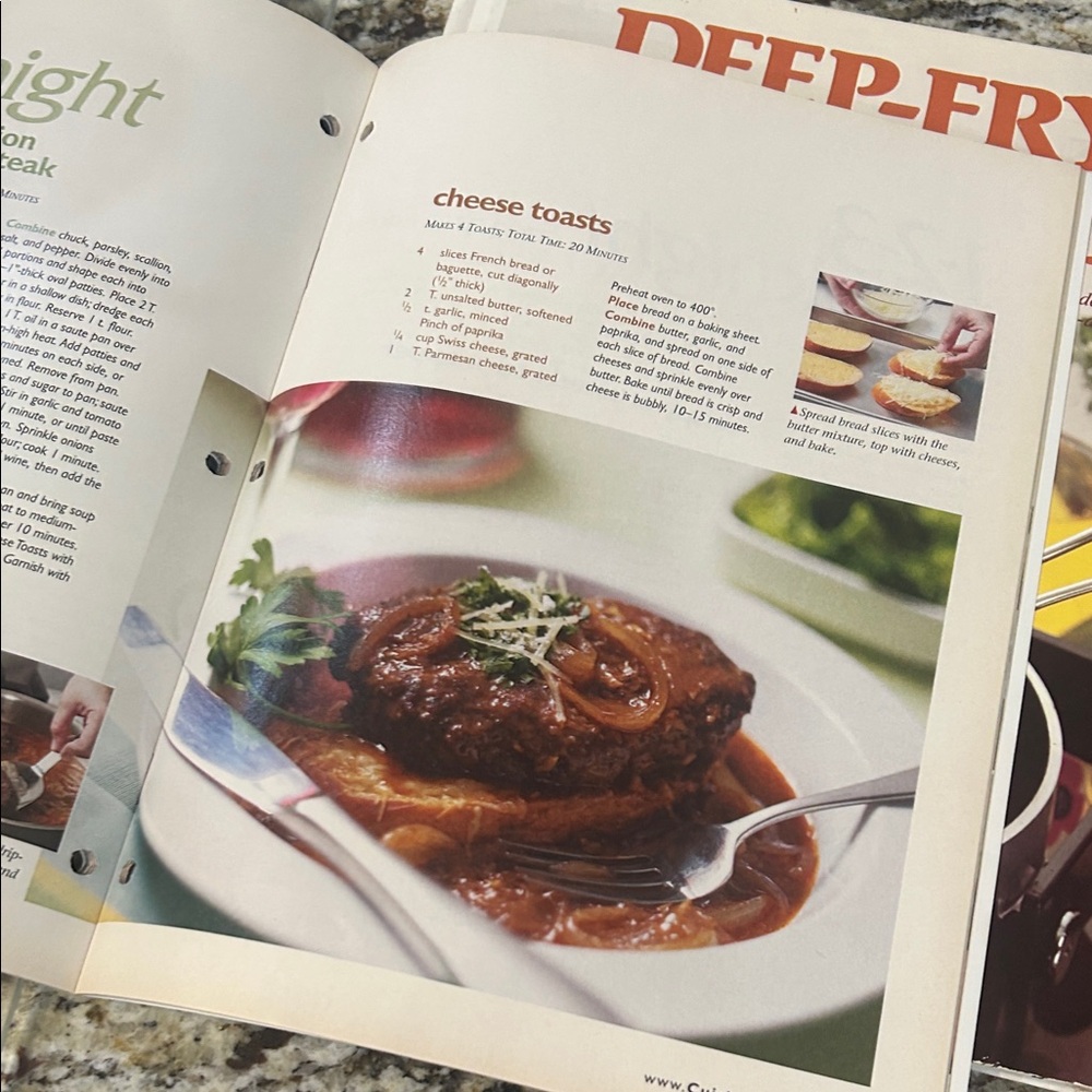 Deep-Fry 1977 Cookery Hardback Book- Bonus Cuisine at Home cookbook - Picture 15 of 16